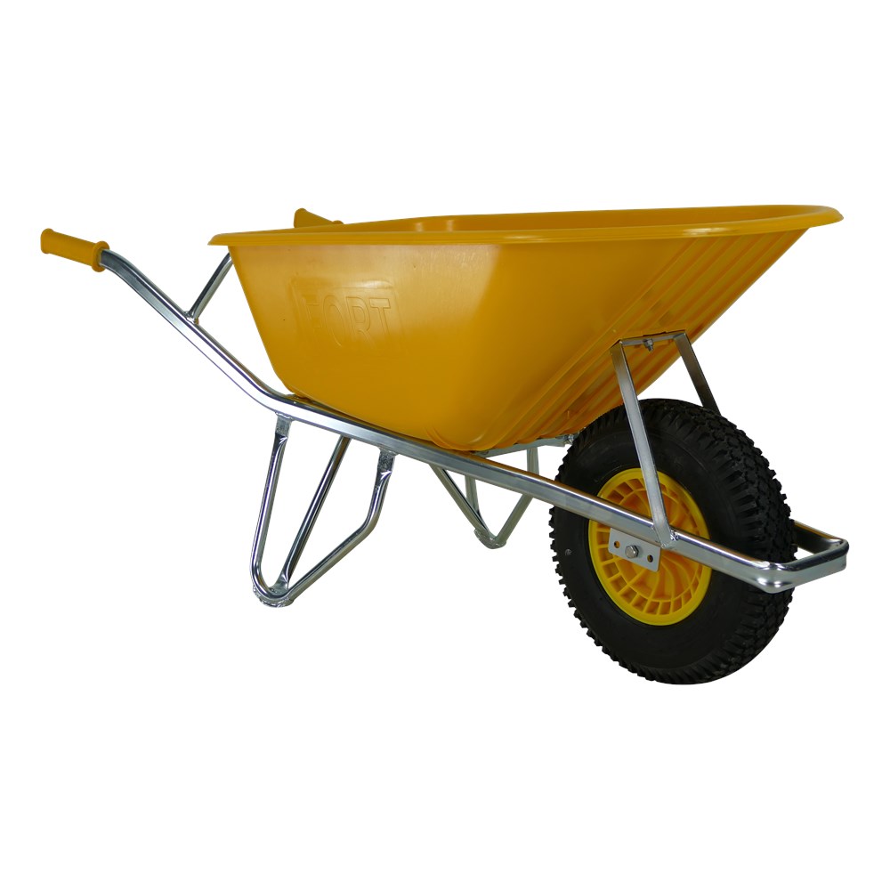 Kruiwagen SMB-100 kasseikruiwagen geel