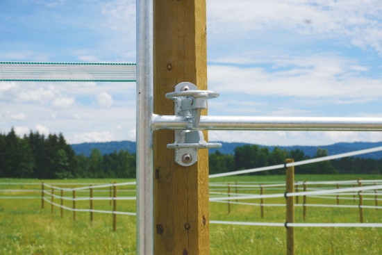 Fence gate 3-4 m, adjustable height: 110 cm, galvanized 88001_mood01_44891+6.jpg