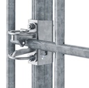 Fence gate 1-1,7 m, adjustable height: 110 cm, galvanized 9567_add01_442578+2.jpg