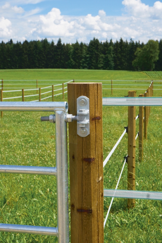 Fence gate 2-3 m, adjustable height: 110 cm, galvanized 87999_mood01_44891+4.jpg