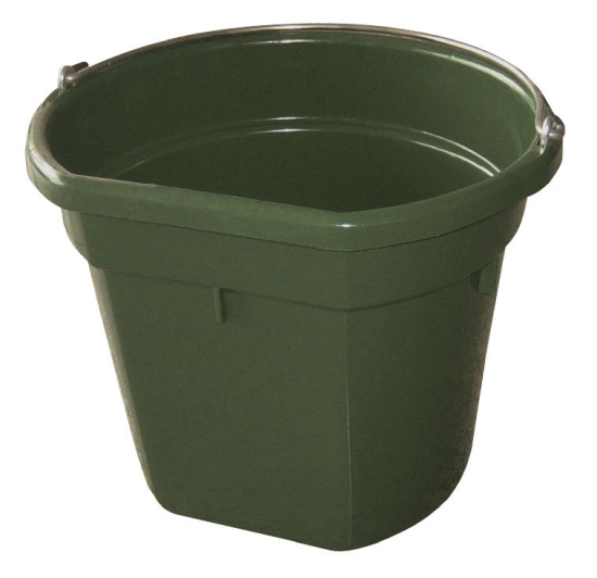 Feed and water bucket FlatBack ca. 20 litre, green 6522_add01_323490+1.jpg