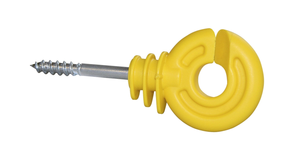 Ringisolator compact, geel korte steun