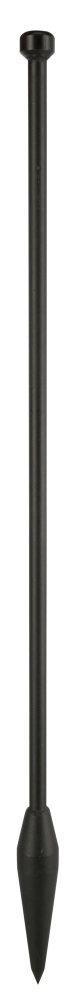 Grondboor, zwart lengte 130 cm