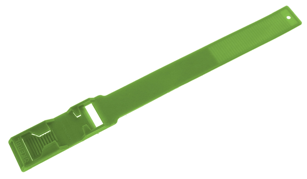 Pootband voor pootbandnummers kunststof, 30 mm breed, groen