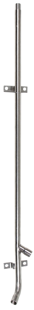 Wandhouder, 2 uitgangen AG1/2 - 2xIG1/2; lengte 100cm