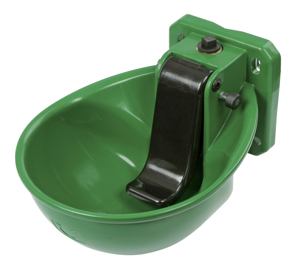 Water bowl with nose paddle K71, plastic, with tongue