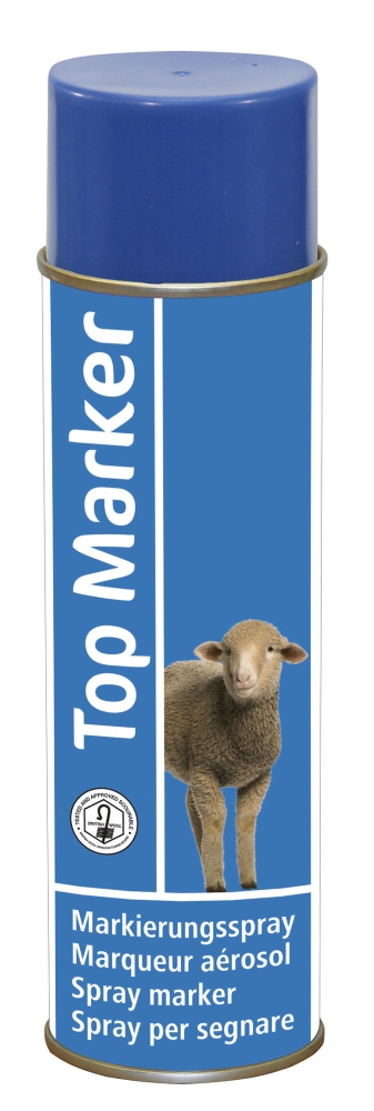 Markeerspray v. schapen blauw, TopMarker, 500ml