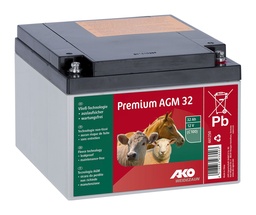 [KER_441250] AKO Premium AGM batterij 32 AH (C100)