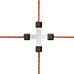 [KER_442014/056] Litzclip Wire cross-connector 3mm, stainless steel, 5 pcs