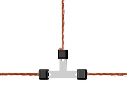 [KER_442015/056] Litzclip Wire t-connector, 3 mm, stainless steel, 5 pcs