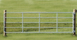 [KER_44891] Fence gate 3-4 m, adjustable height: 110 cm, galvanized