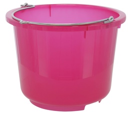 [KER_298801] Stal- en bouwemmer, 12 l roze transparant