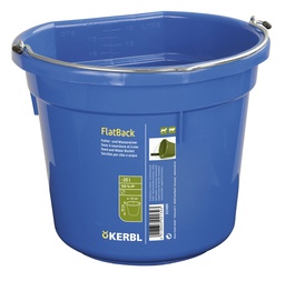 [KER_323489] Feed and water bucket FlatBack ca. 20 litre, blue