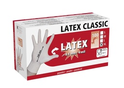 [KER_15358] Handschoenen latex maat XL 100st. licht gepoederd