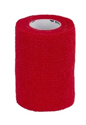 [KER_1687] EquiLastic zelfhechtende bandage, 7,5 cm breed, rood