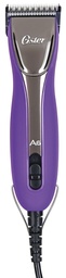 [KER_18546] Oster Clip. A6 slim, purple with Rubberised Handle